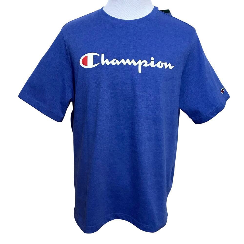 Champion NWT Blue Short Sleeves Shirt Men XL